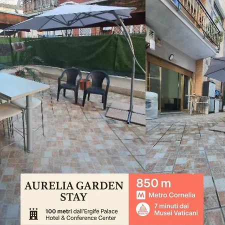 Aurelia Garden Vicino Ergife E Musei Vaticani Apartament